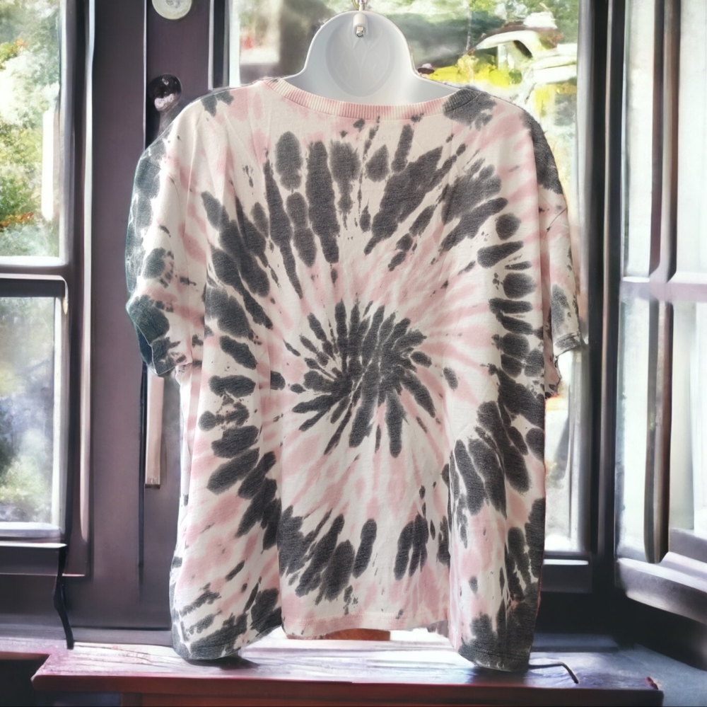 TORRID - CROP TEE -TIE-DYE WHITE - SZ 2x - Picture 9 of 9